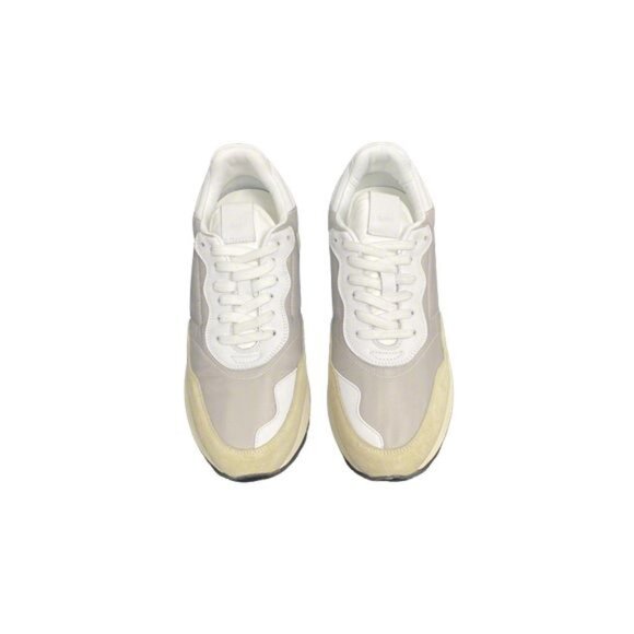 Dunhill Mens Lace-Up Waterproof Sneakers Cream - Picture 1 of 10